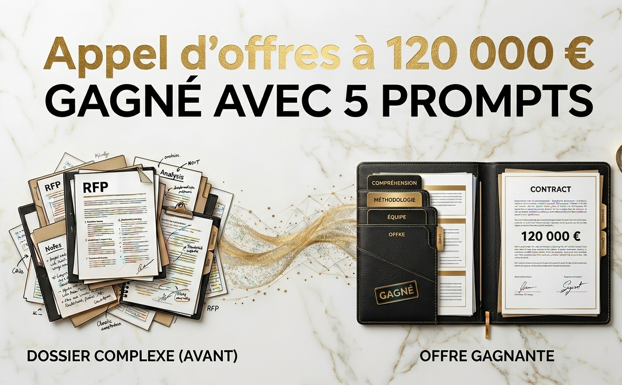 Exemple réel : j'ai répondu à un appel d'offres de 120 000€ avec ces 5 prompts